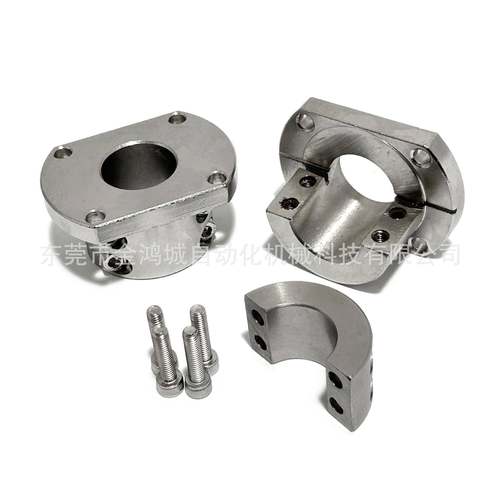 边GY1ONP2切型法兰分离型导向轴支撑A固定底座支座安孔通孔装STHP