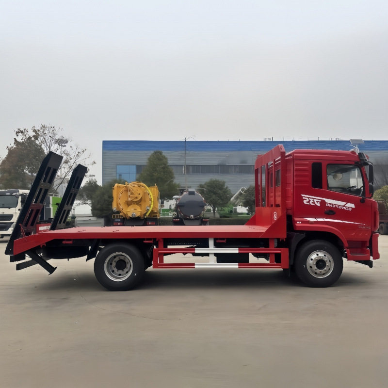 东风D3S国六单桥平板车