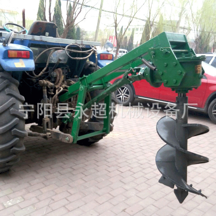 农用后悬挂地面植树打洞机