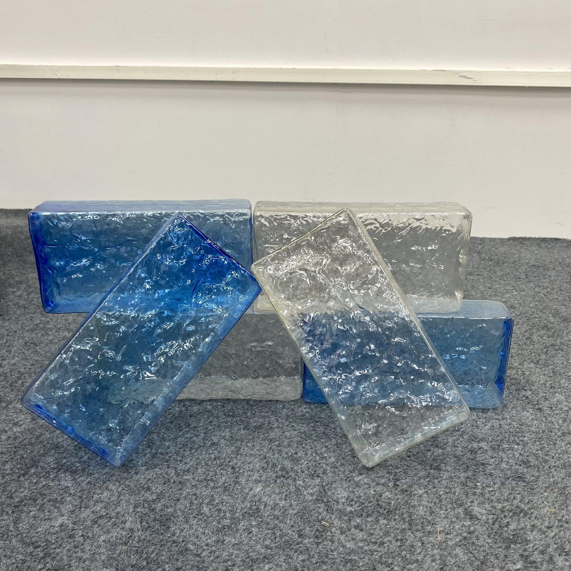 透明磨砂水晶砖塑料方形空心砖背景玄关隔断墙砖婚礼现场景布置