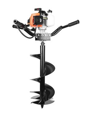 园林植树油挖坑大棚埋机柱打孔旋土汽机各种直径度挖坑机DBE2深1