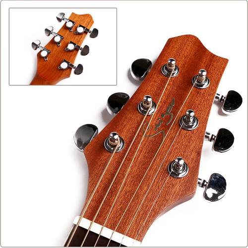 吉弦距吉他全桃SM-402吉花心木他40寸民谣SM-402深色初学者热低销