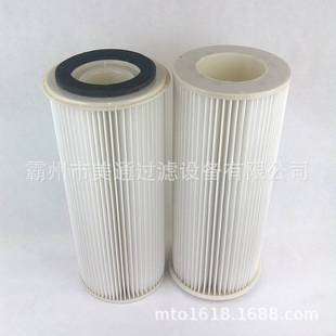宇恒 PTFE覆膜滤筒 覆膜防静电阻燃除尘滤芯喷砂机抛丸机滤芯