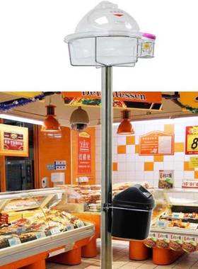 胖东来超市水果吃台试吃展试饮盒盒加试厚加立粗款促销567展示架