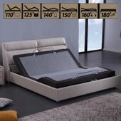 TUG能升降床架遥控电动床多功能调工实木节布智艺床超薄架子厂直