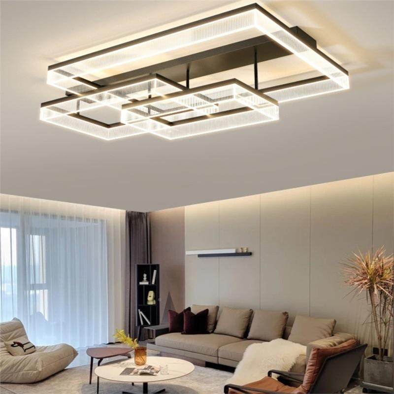 顶灯2025代新款现简约大厅灯具轻奢全谱护74638眼长方形客光厅吸,家装灯饰光源,客厅吸顶灯,淘宝优惠券,粉丝福利购,淘宝优惠卷