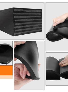 工业耐橡减震块黑色加厚1x2米橡胶缓冲垫胶机械震CKF设备减橡胶块