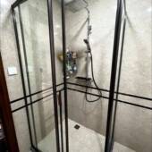 方形整体浴57890室弧淋湿房双形移门小户型卫生间浴室扇形玻璃门