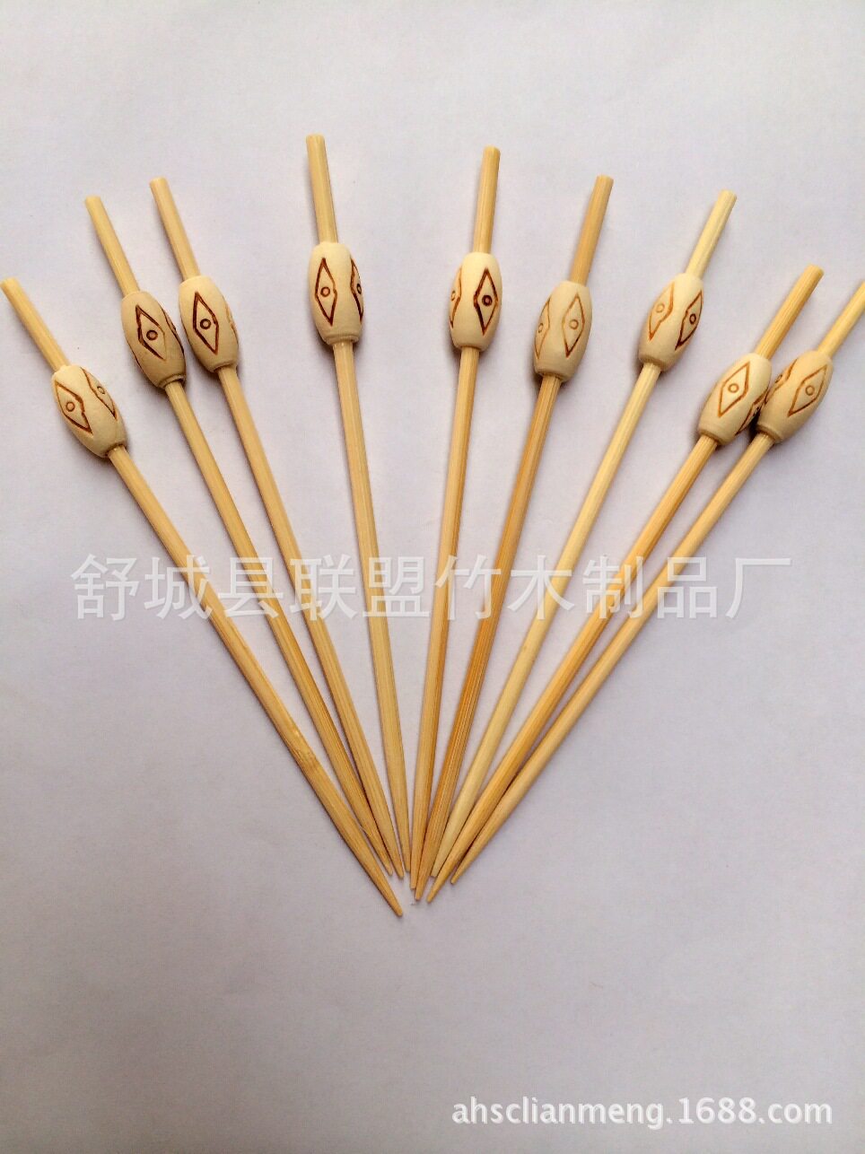 厂家直销 批发一次性创意水果签 花结串 剪刀签 鸡尾酒签等