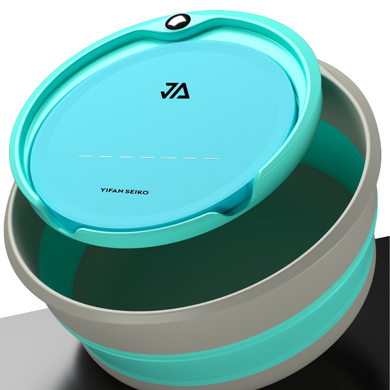 一帆精工折叠拉饵盘通用散炮饵料盆开饵盆钓鱼强磁鱼饵和饵盆