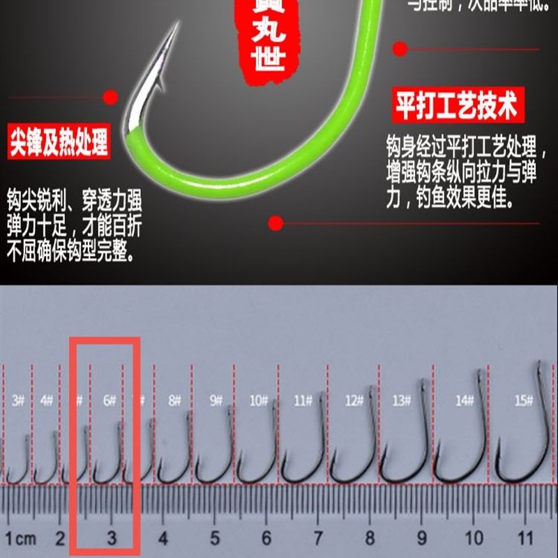 [天外寻仙]钩瓜子亮片荧光丸世钩管付伊势尼30副散件默认别针