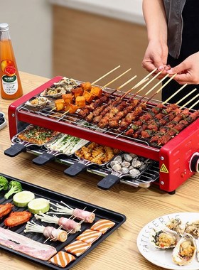 厂家直供比亚大号电烧烤炉家用电烤炉韩式烤肉机烧烤机