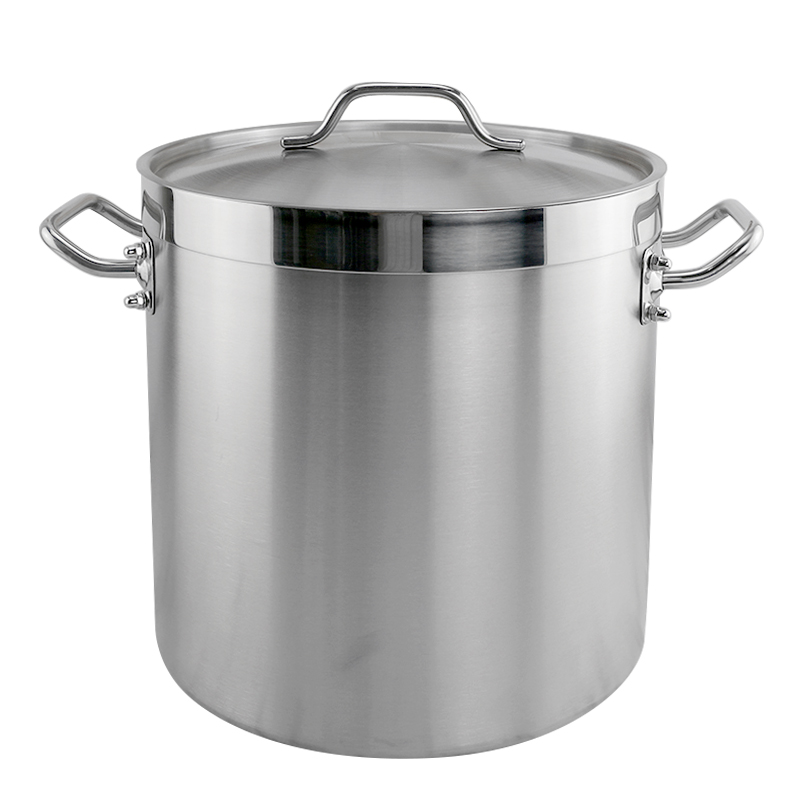 一体成型桶30不锈钢复合底汤桶汤锅炖汤煲汤桶商用加厚三层底新