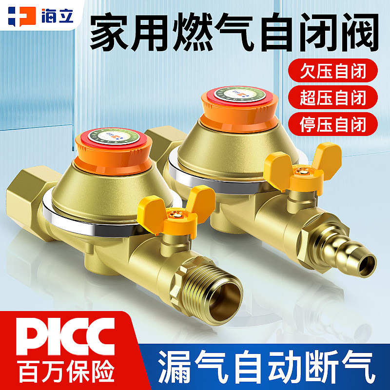 防爆减压家用罐安全自动关闭低压燃气灶门