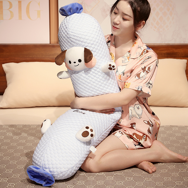 夏季冰豆豆长条抱枕女生睡觉侧睡夹腿男生款抱睡圆柱靠枕床头靠垫