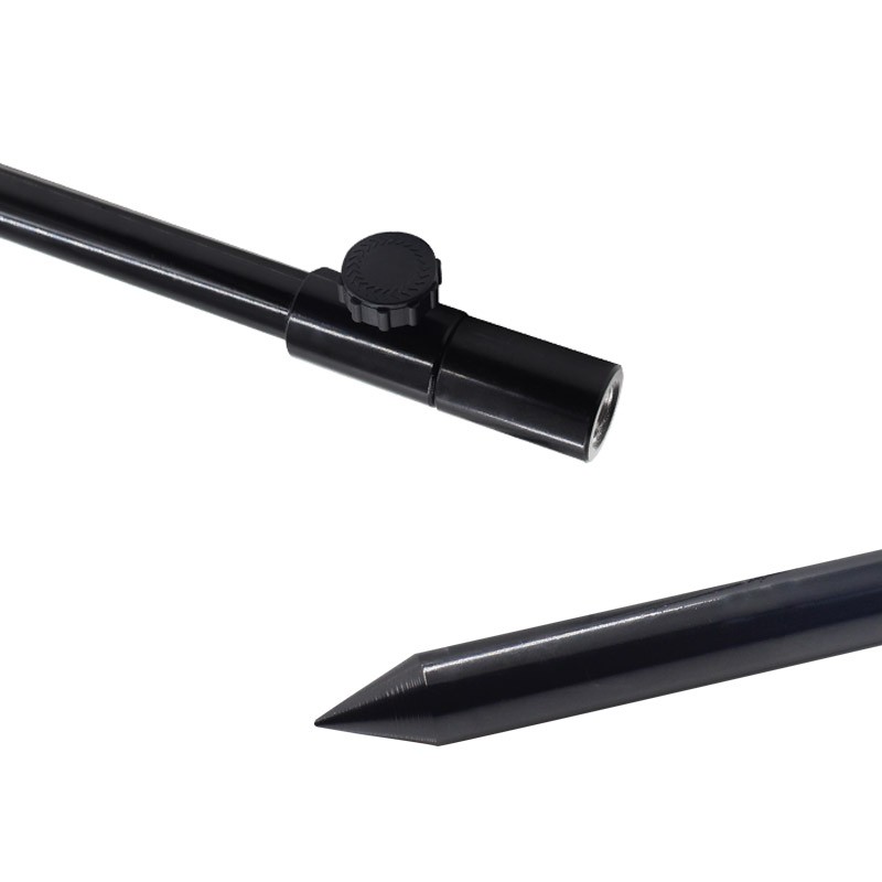 静逸欧式库钓海竿支架地插铝合金二节伸缩8-75cm抛竿炮架