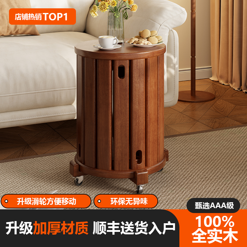 实木凳子家用可叠放简约现代叠叠乐备用凳子加厚圆凳椅子结实耐用