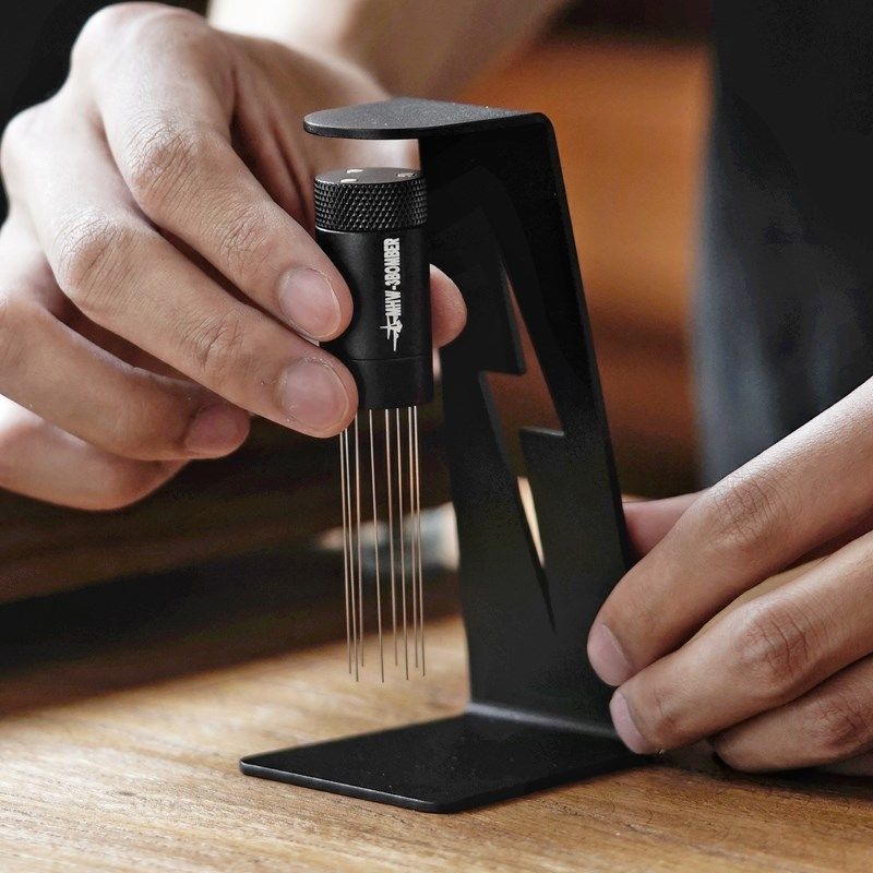 轰炸机磁吸针式布粉器咖啡机摩卡壶布粉针手冲搅粉针配件咖啡工具