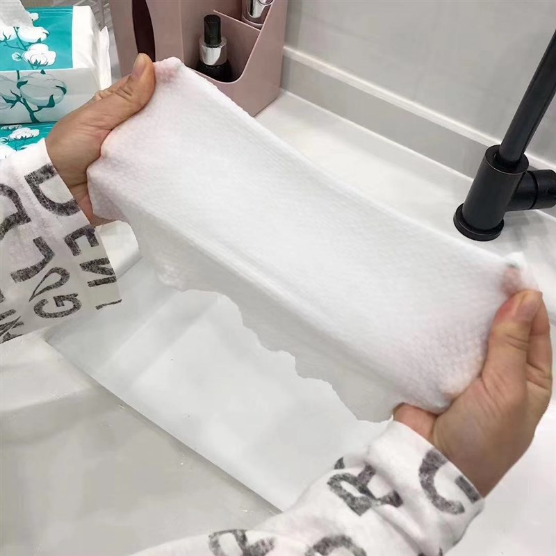 抽取式洗面巾洗脸巾 十包装 干湿两用卸妆棉柔巾