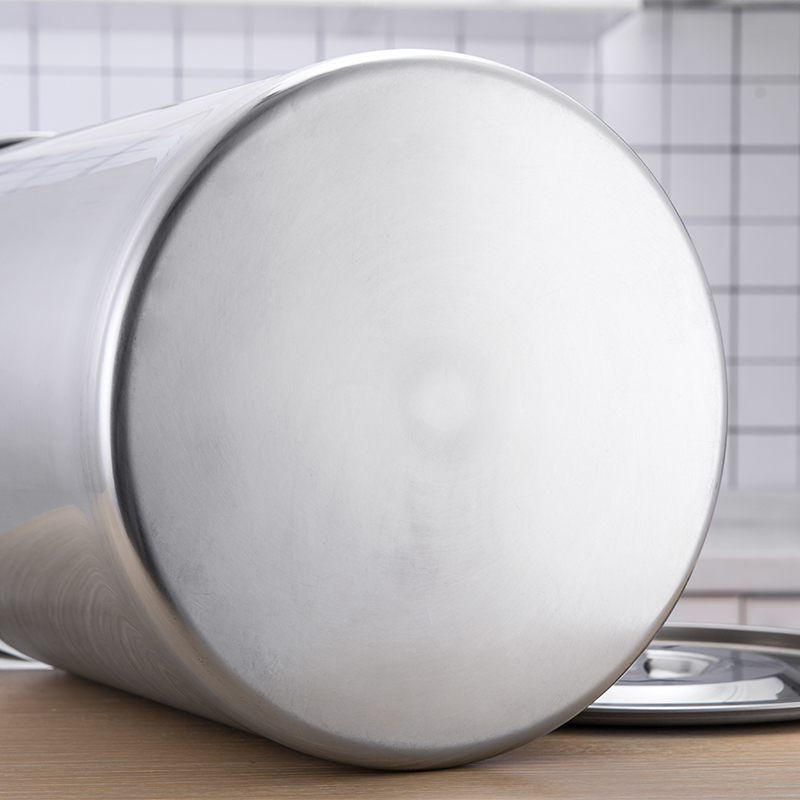 30不锈钢储水桶 商用带盖汤桶大容量加厚大汤锅耳高身圆桶油桶