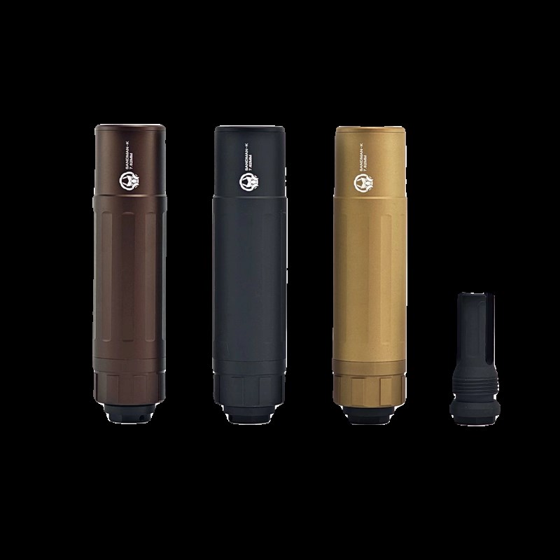 DEDIR桑德曼高品质改装铝制金属火冒消音前管装饰器 银翼军模