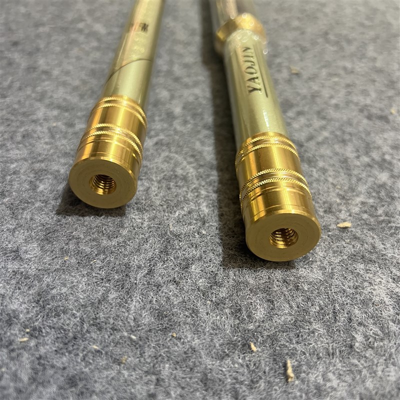 耀金碳素独节1.2米抄网杆前置抄网竿黑坑竞技飞抄杆加长手把超轻