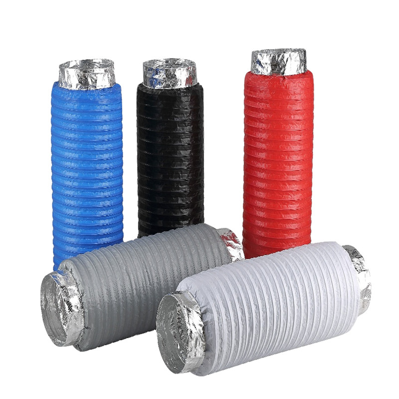 管道风机消音管新风系统软管PVC商用降噪家用抽油烟机排风消声器