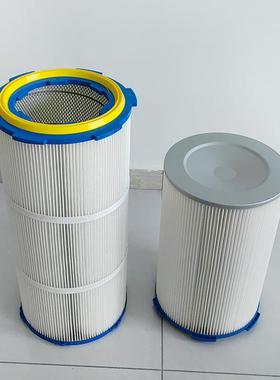 六耳快拆滤筒工业除尘滤芯WOE喷砂机抛机静电喷涂塑离喷子等切割