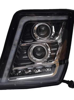 德L龙水X3000前大灯总成左右前照灯改流转向345全装ED大灯陕汽重