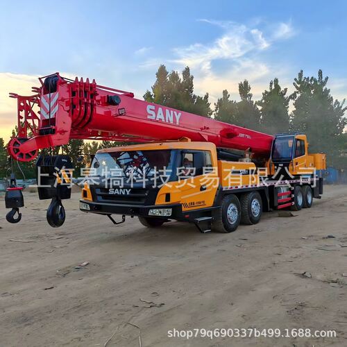 三一重工50吨 STC500E5汽车吊 五节臂吊机 吊车 大型吊机出口