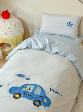 儿园被子三件幼入套被套纯棉儿褥YMF童六七件套午睡被宝宝园含芯