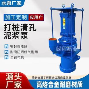 清孔泵反循环浆泵桩清基孔泵22瓦沉渣吸千力泵特种泥浆EFR泵泥新