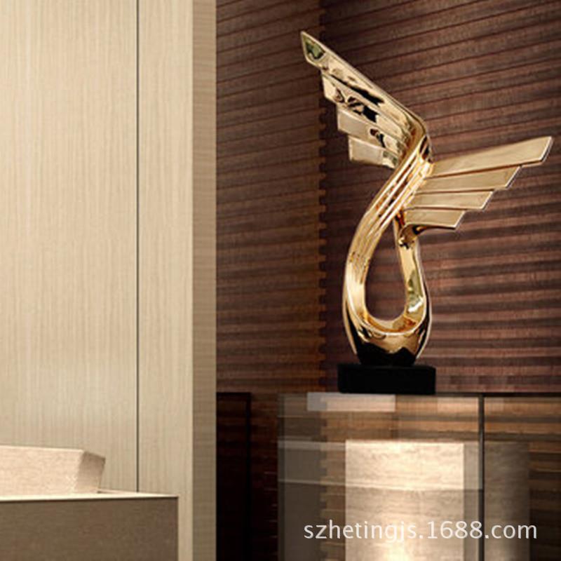 酒店树脂工艺品雕塑装板家饰品抽摆件R1011晨居客厅玄象关陈设品