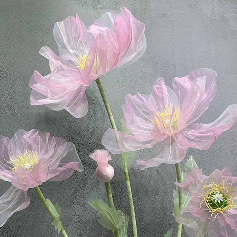 婚庆花道具真丝花路引仿真花舞台摆件商场展示场景布置婚礼手工花