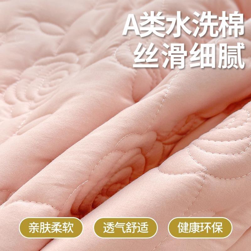 纯水洗棉夹十月棉床裙单件高色床围裙非纯棉全棉档床单带罩裙边三