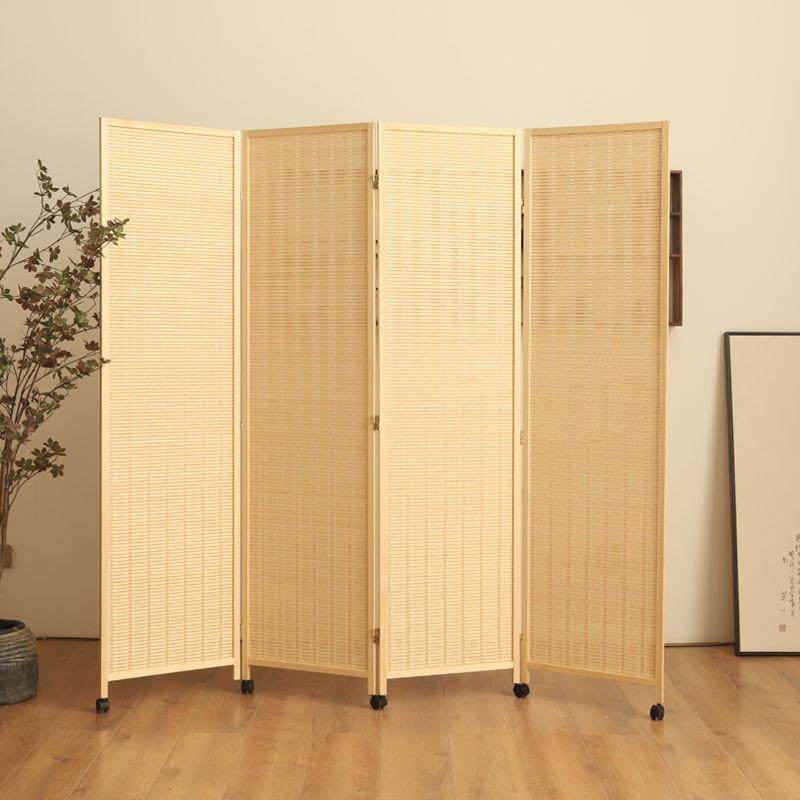 可移动屏风断客厅办室玄隔关公简约卧帘室遮挡985饭店推拉折屏带