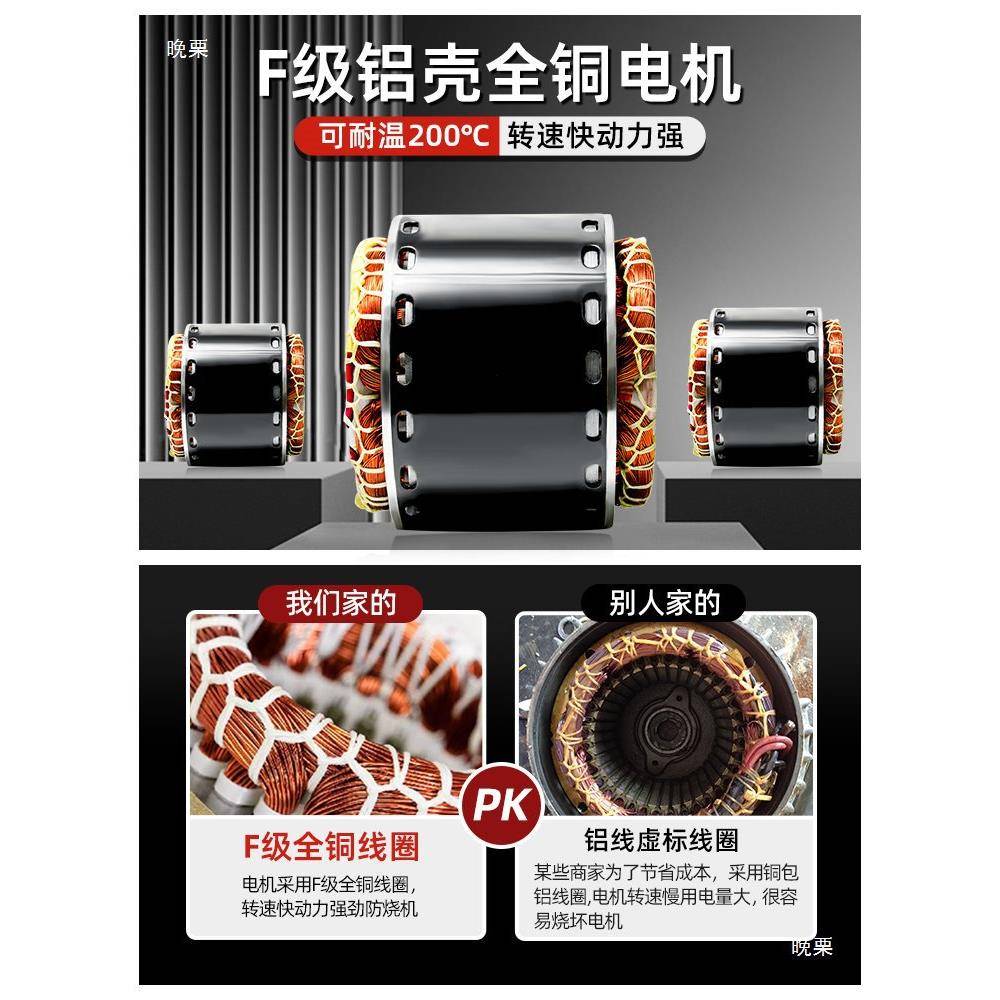 耐高524温加长业轴风电机烘箱烤箱风扇热循环工用轴流拌风机机搅