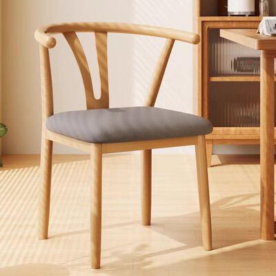 用靠餐现代DZA简约仿实木铁艺椅背凳子商用中式家休闲茶椅圈椅太