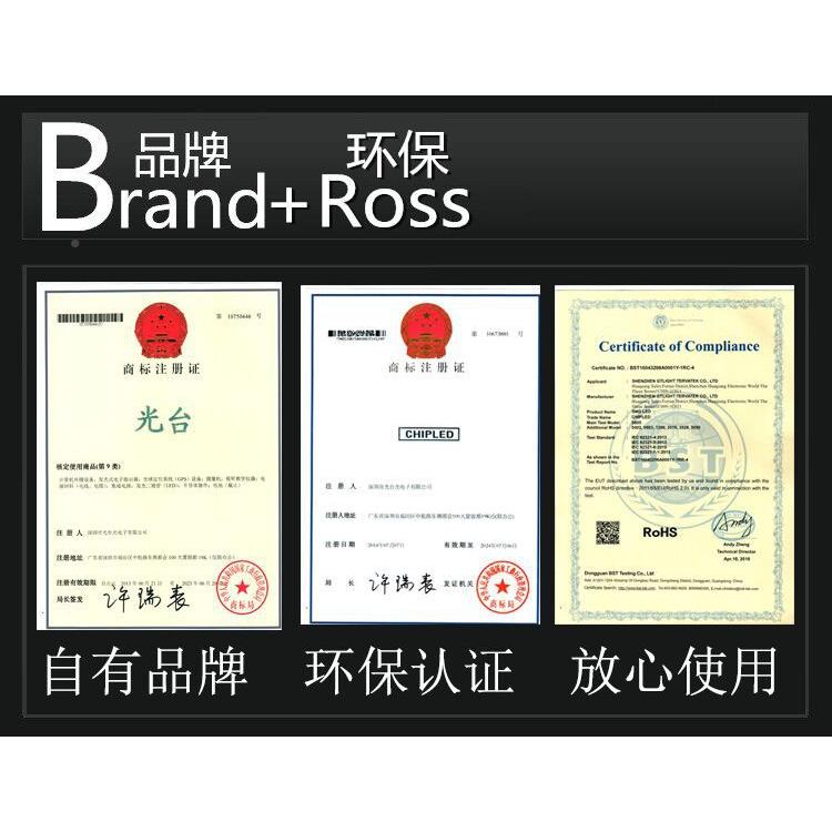 双l色灯XNUed灯珠400红蓝双2色温灯珠光源二级管发光贴片led灯珠