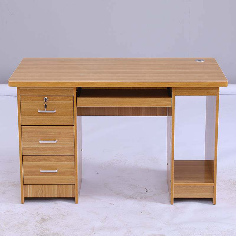 现代简约板式电脑桌台式家用办公桌卧室小型带抽屉置物架支持更改