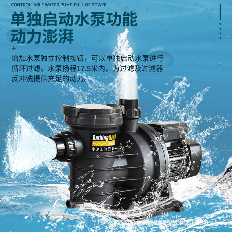 浴池恒温加热器民宿泡池浴缸循环温泉加热设备家用智能电加热器