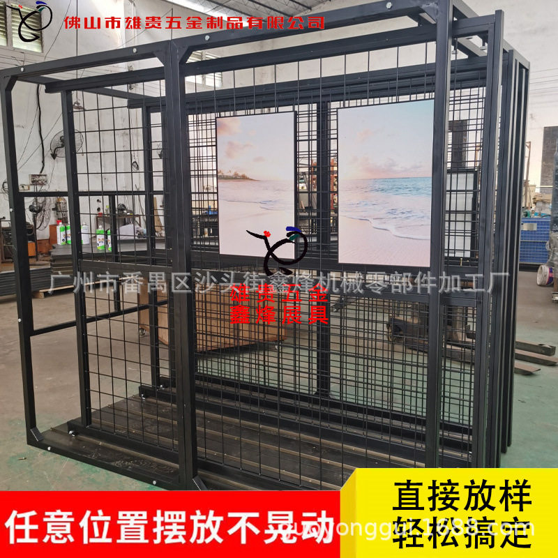 定制书画作品装饰画展示架影楼相框挂画架书框展具8080地砖样板架