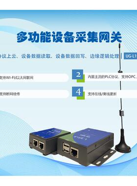 跨境新款工业级物联网网关 PLC/OPC/Modbus数据采集模块UG-L19X20