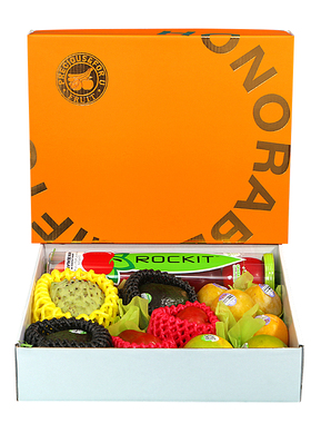 橙色烫金水果礼品盒3-5斤装橘子红美人爱媛果冻橙通用水果盒