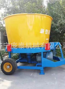 殖场玉米秸粉碎机的青储稻草秆捆粉碎机自动上料转MDI筒式铡草养