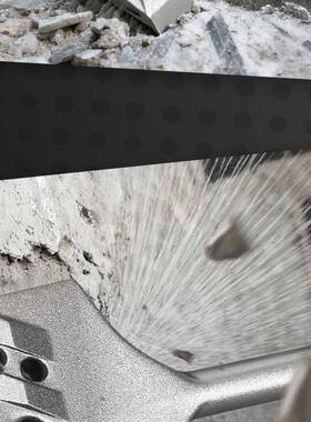 卡夫威尔25度瓷砖冲凿柄直径10mm材质42CrMo产品长194mm杆部102mm