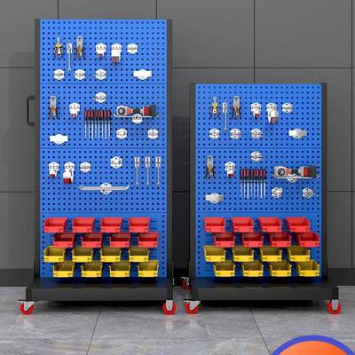 车间料多功洞洞板工具能车整理架五金移MPC工具物架展示架动挂板