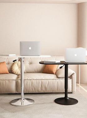 现代简转约茶几沙发动边几餐桌可升降旋电脑桌卧室客厅多用99423