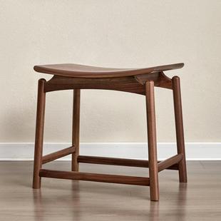 胡桃木桃凳凳子木矮樱凳755小凳子梳妆子写字凳子学习凳