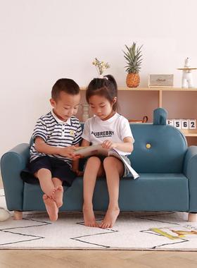 通童阅沙发幼儿园读区小KEX沙发科技布宝宝单人双人看儿书可爱卡